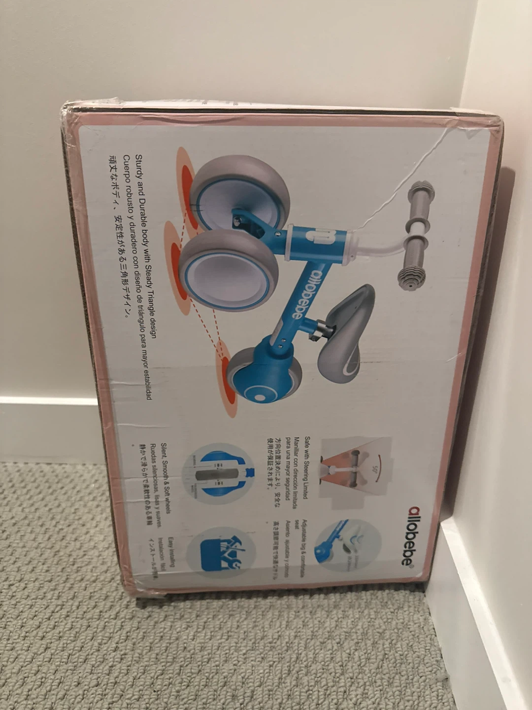 Allobebe 3-in-1 Balance Bike - Blue