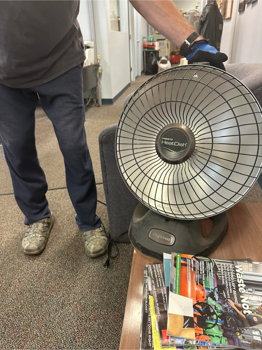 Presto Heat Dish Electric Heater