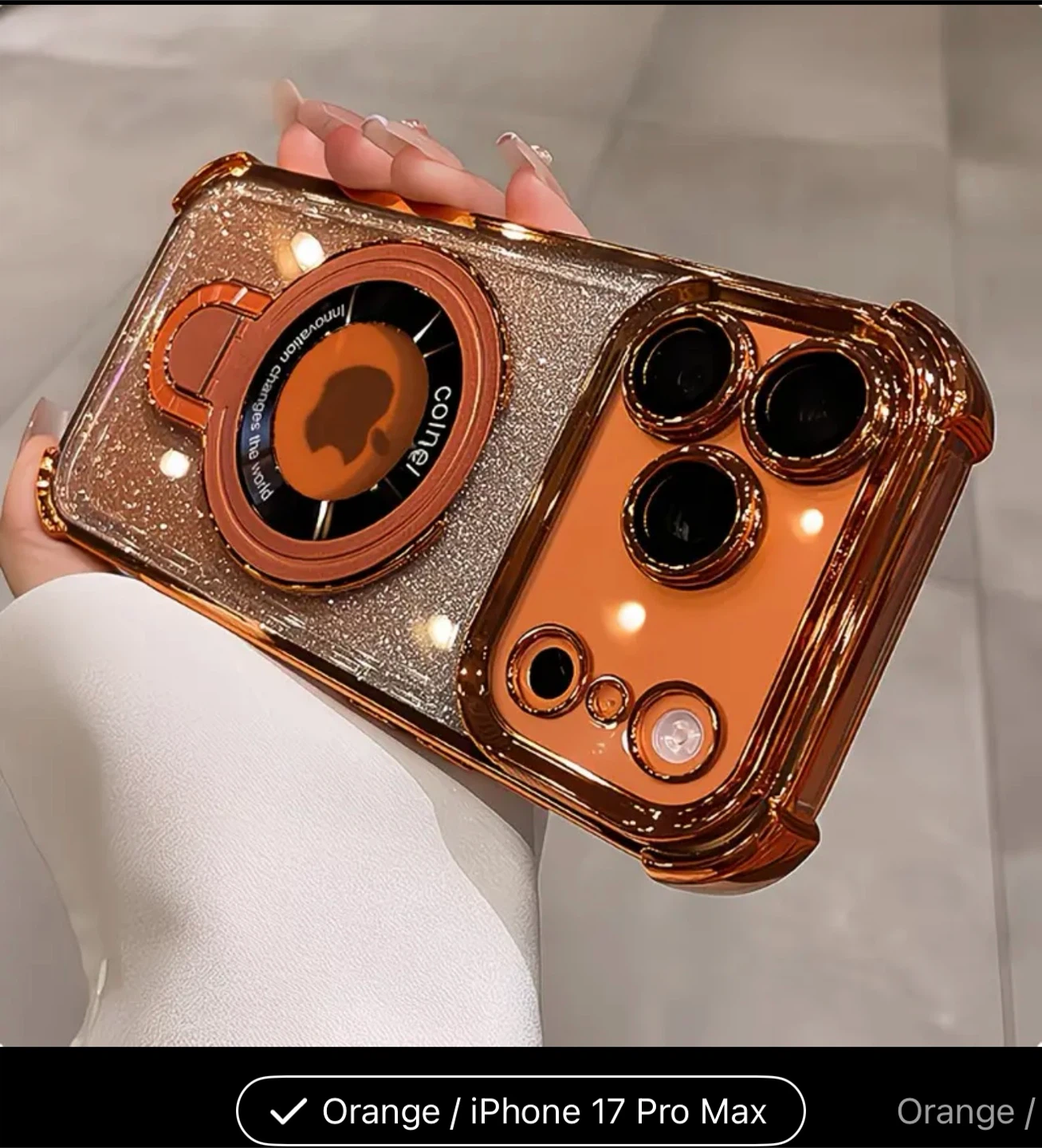 Orange iPhone 17 Pro Max Case