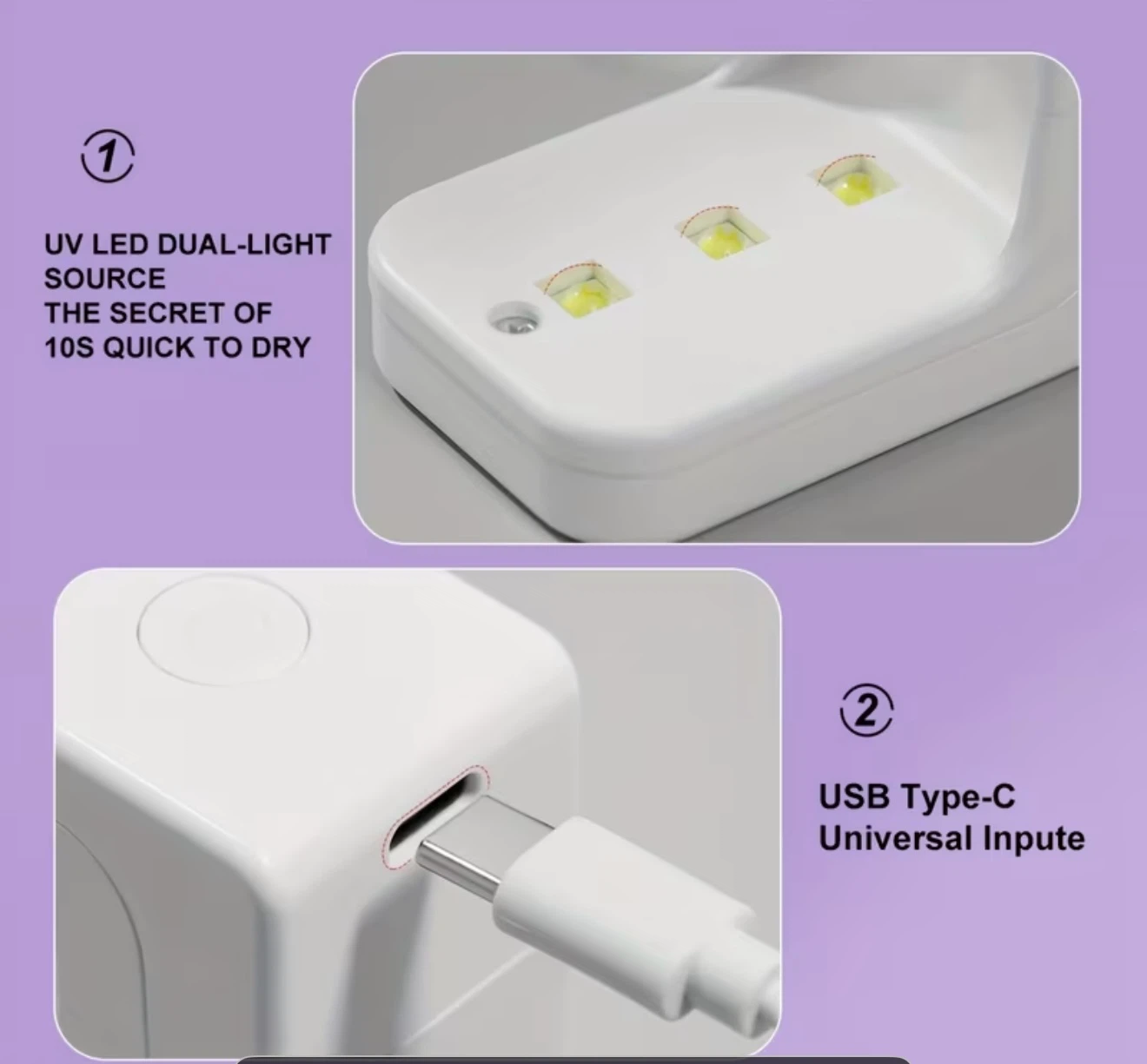 Mini UV LED Nail Lamp - photo 3