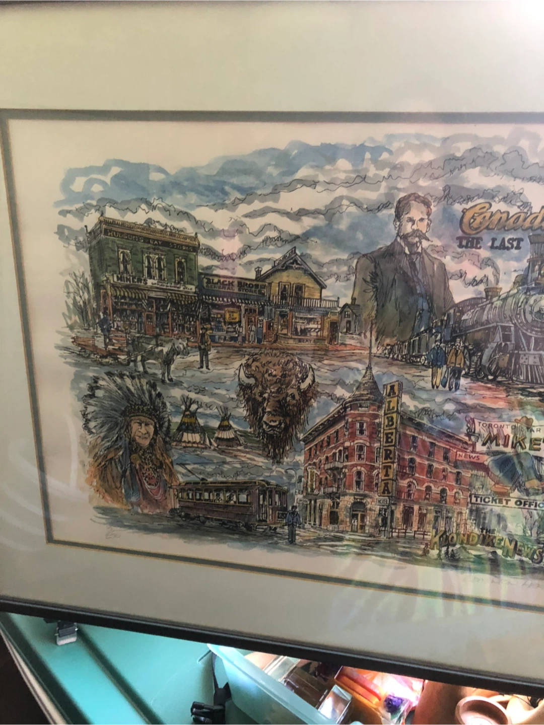 Framed "Canada West The Last Best West" Art Print by B. Neiman - photo 2