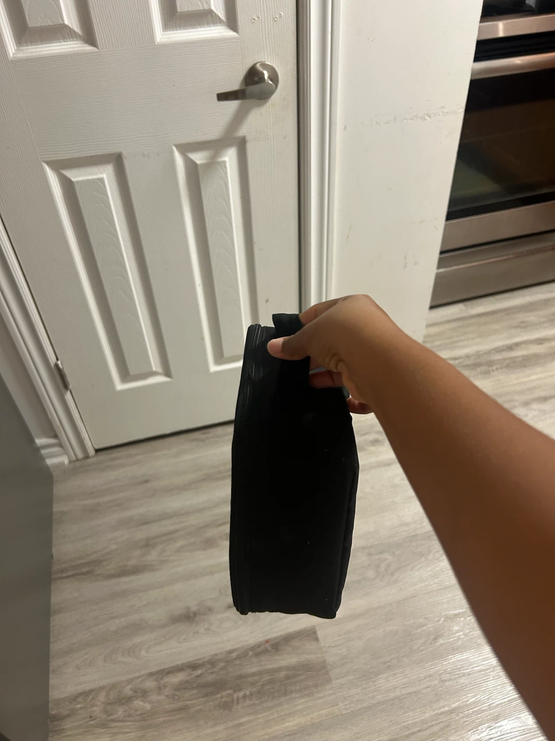 Black zippered lunch bag - photo 2