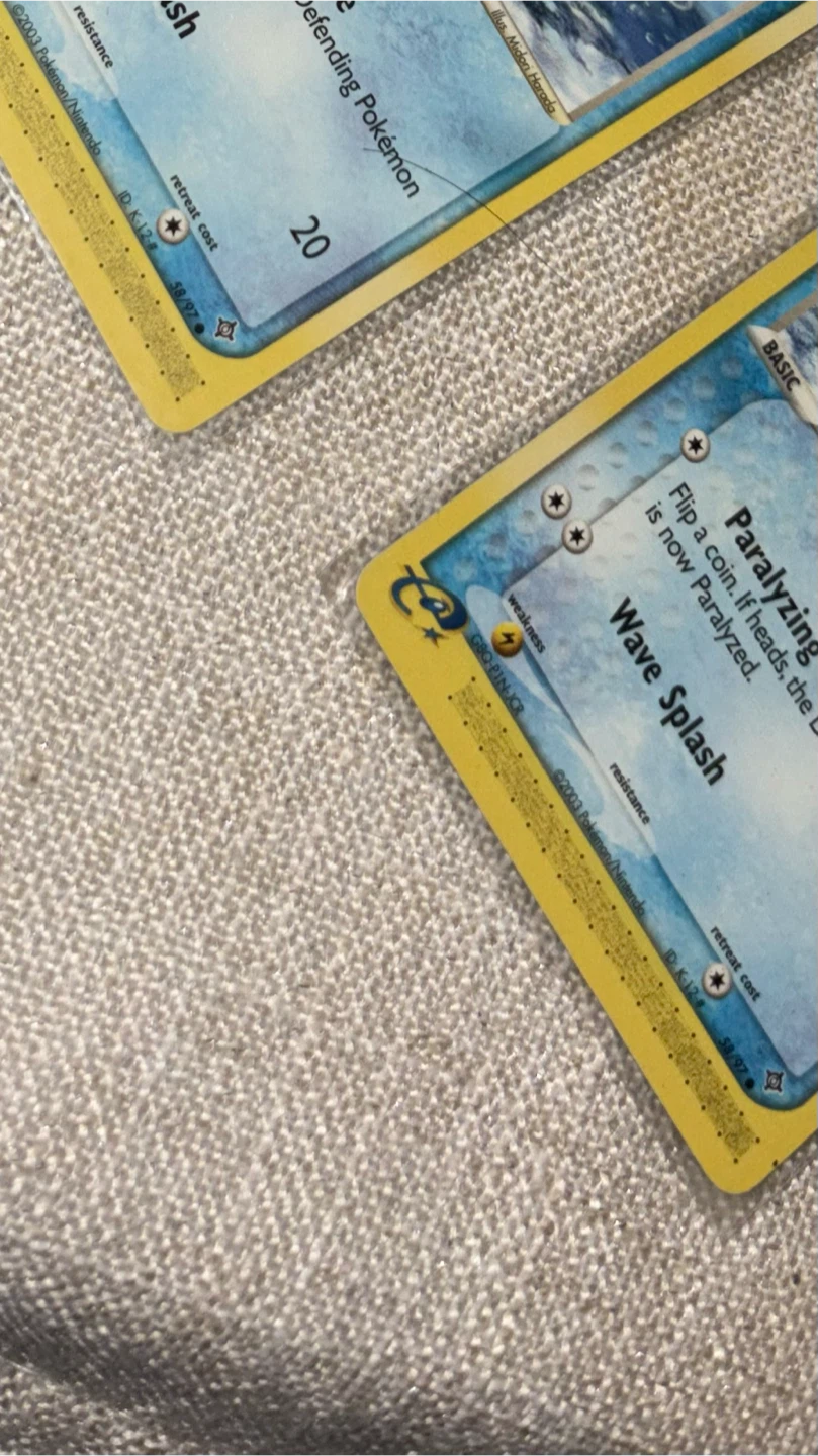 3 Horsea Pokemon Cards 2003 - photo 2