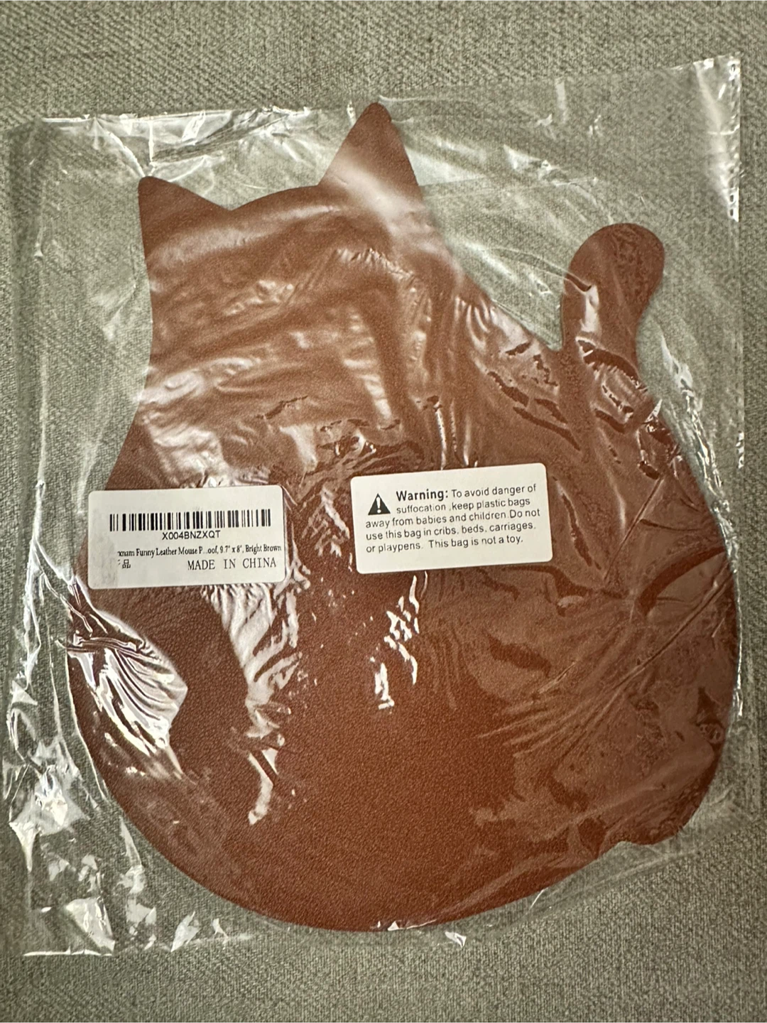 Funny Leather Mouse Pad - New