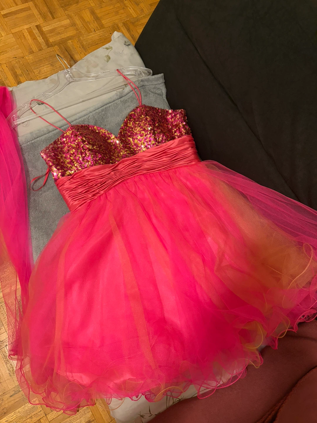 Let's Fashion Sequined Tulle Dress - Medium - photo 2