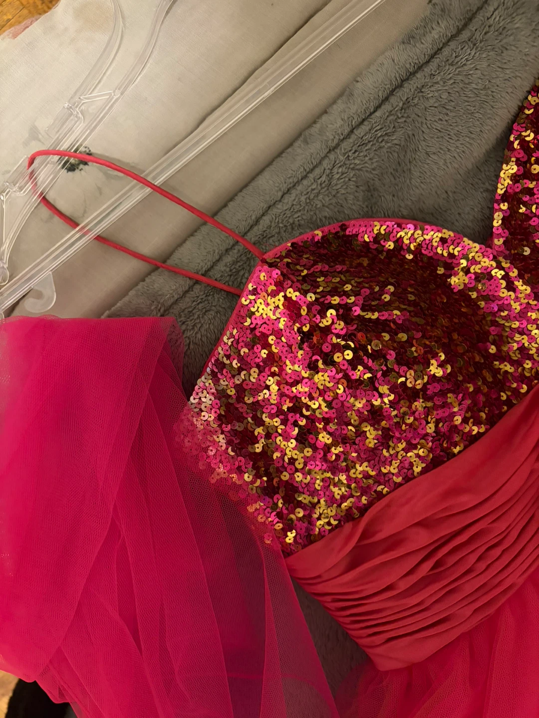 Let's Fashion Sequined Tulle Dress - Medium - photo 3