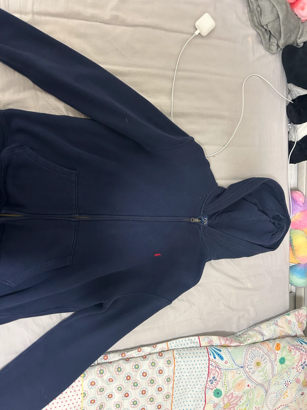 Polo Ralph Lauren Zip-Up Hoodie Navy