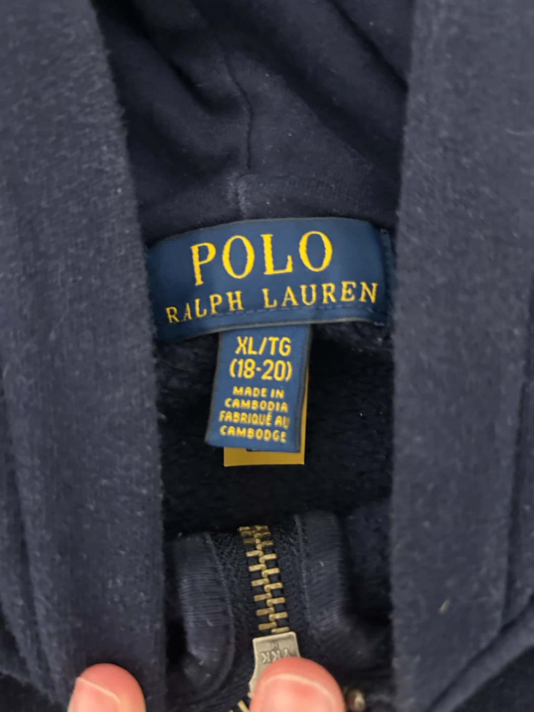 Polo Ralph Lauren Zip-Up Hoodie Navy - photo 2