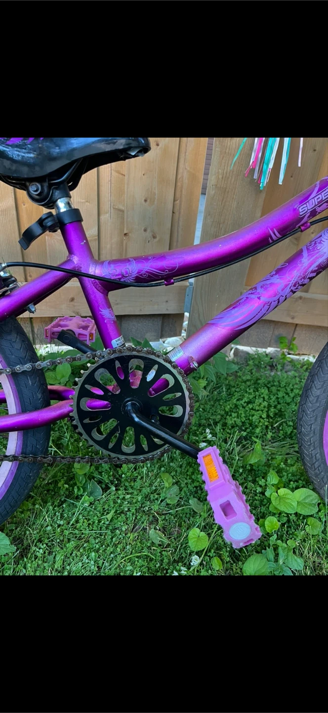 Supercycle Dreamweaver purple pink bicycle w colourful streamers - photo 5