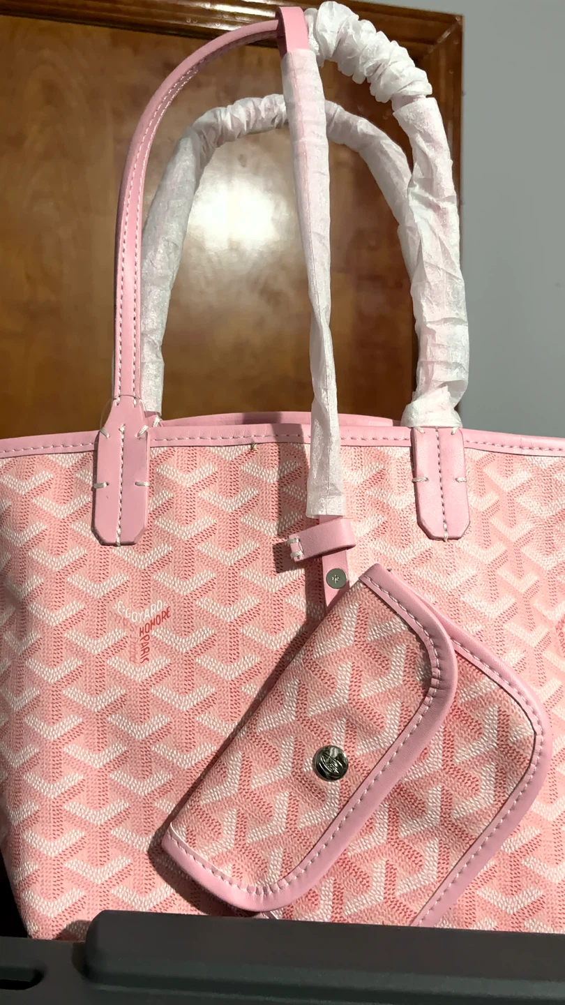 Goyard Anjou Mini Tote Bag Pink - photo 2