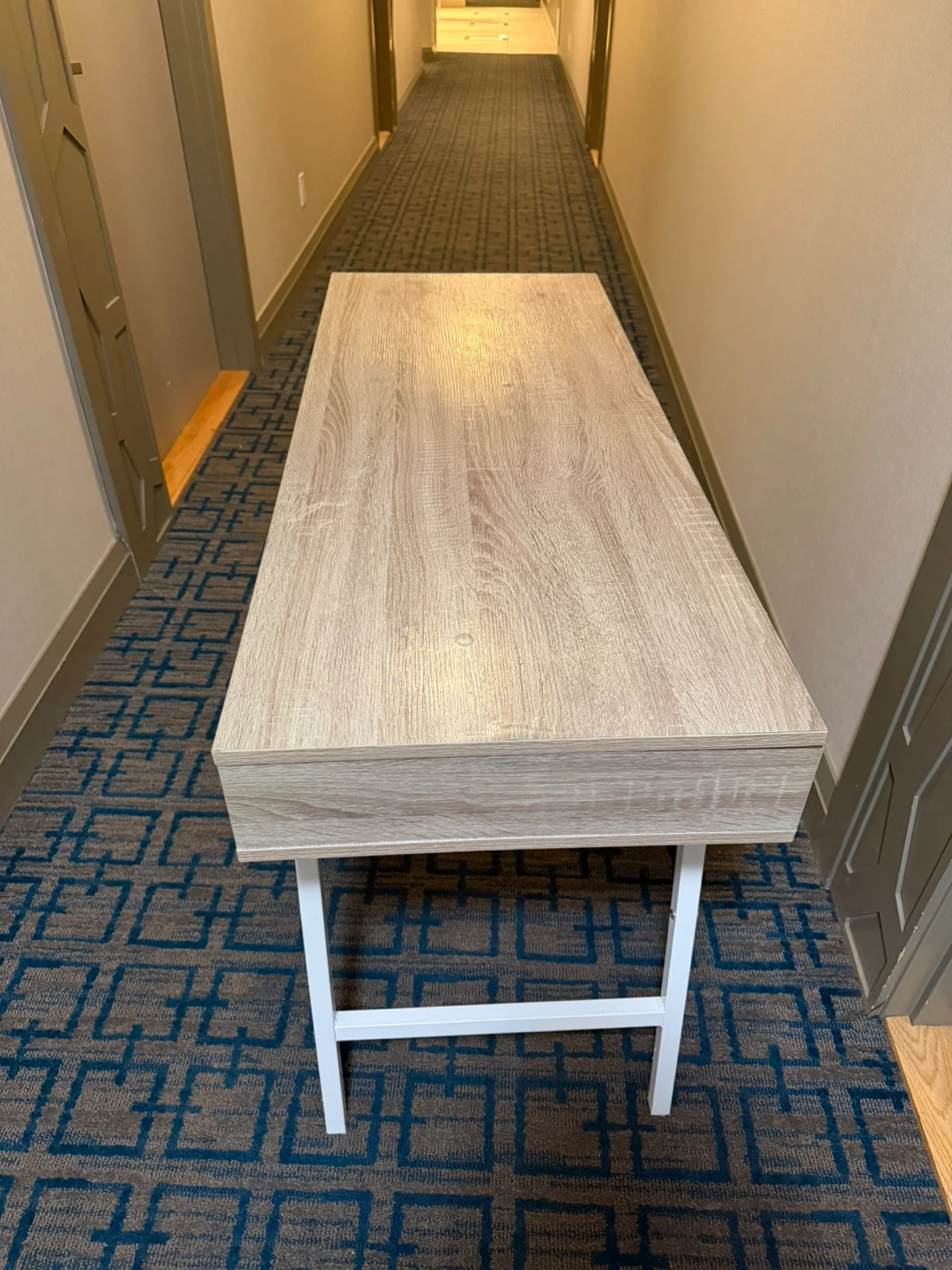 JYSK ABBETVED desk Oak / White