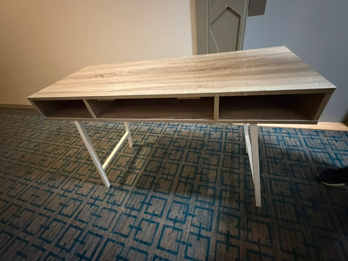 JYSK ABBETVED desk Oak / White - photo 2