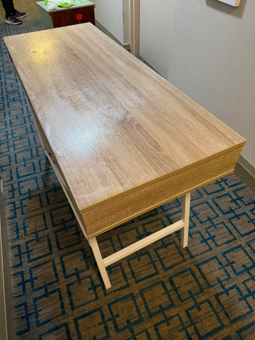 JYSK ABBETVED desk Oak / White - photo 3