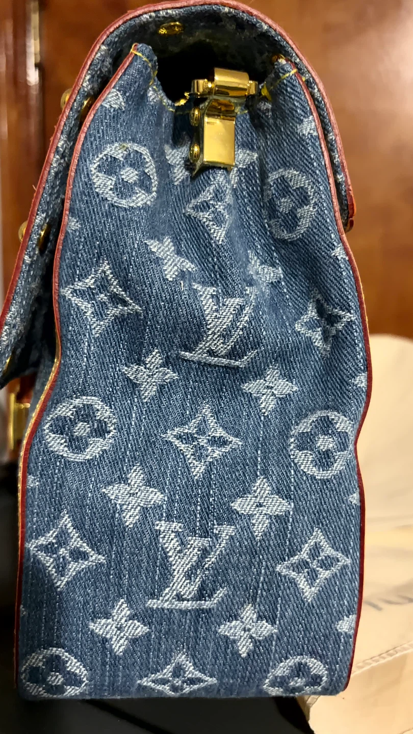 Louis Vuitton Monogram Denim Shoulder Bag - photo 5
