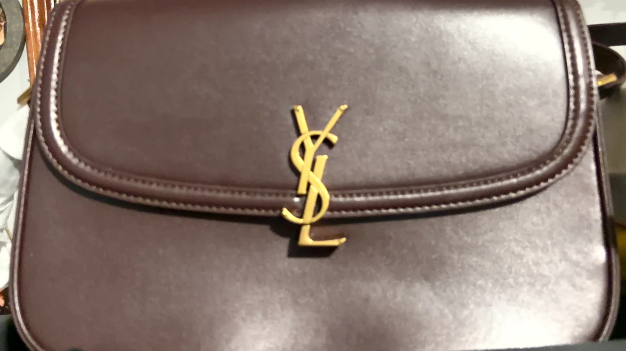 Saint Laurent YSL Leather Shoulder Bag