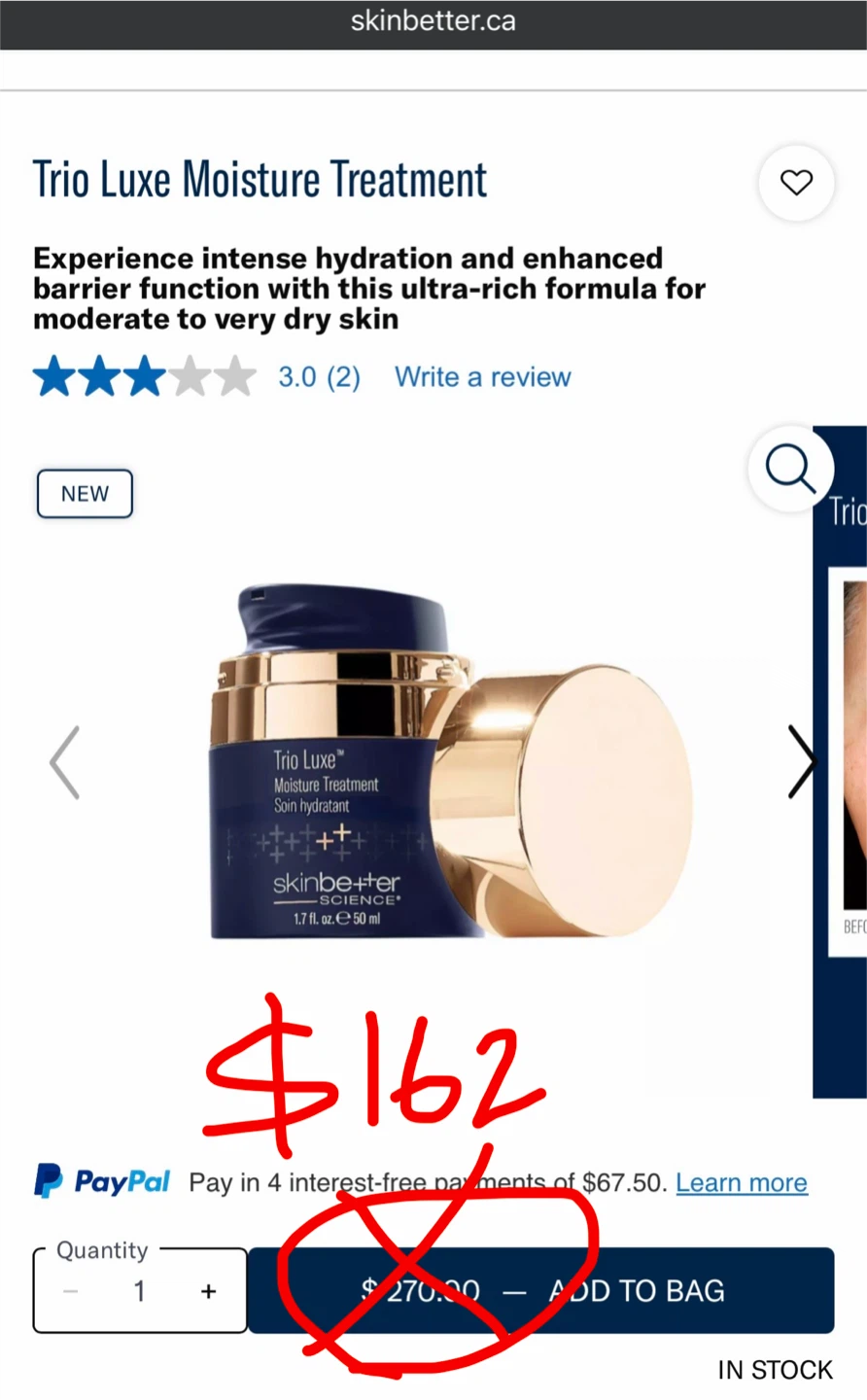skinbetter science Trio Luxe Moisture Treatment 50 ml