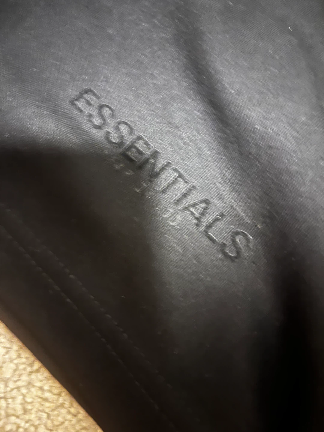 Fear of God Essentials Black Sweat Shorts - photo 2