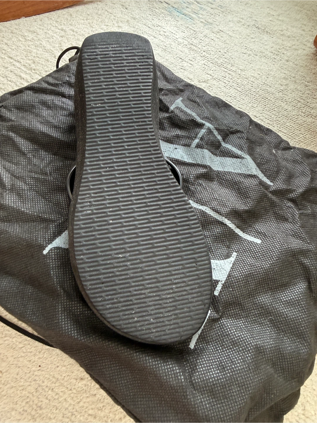 Armani Exchange Black Wedge Flip Flops - photo 4