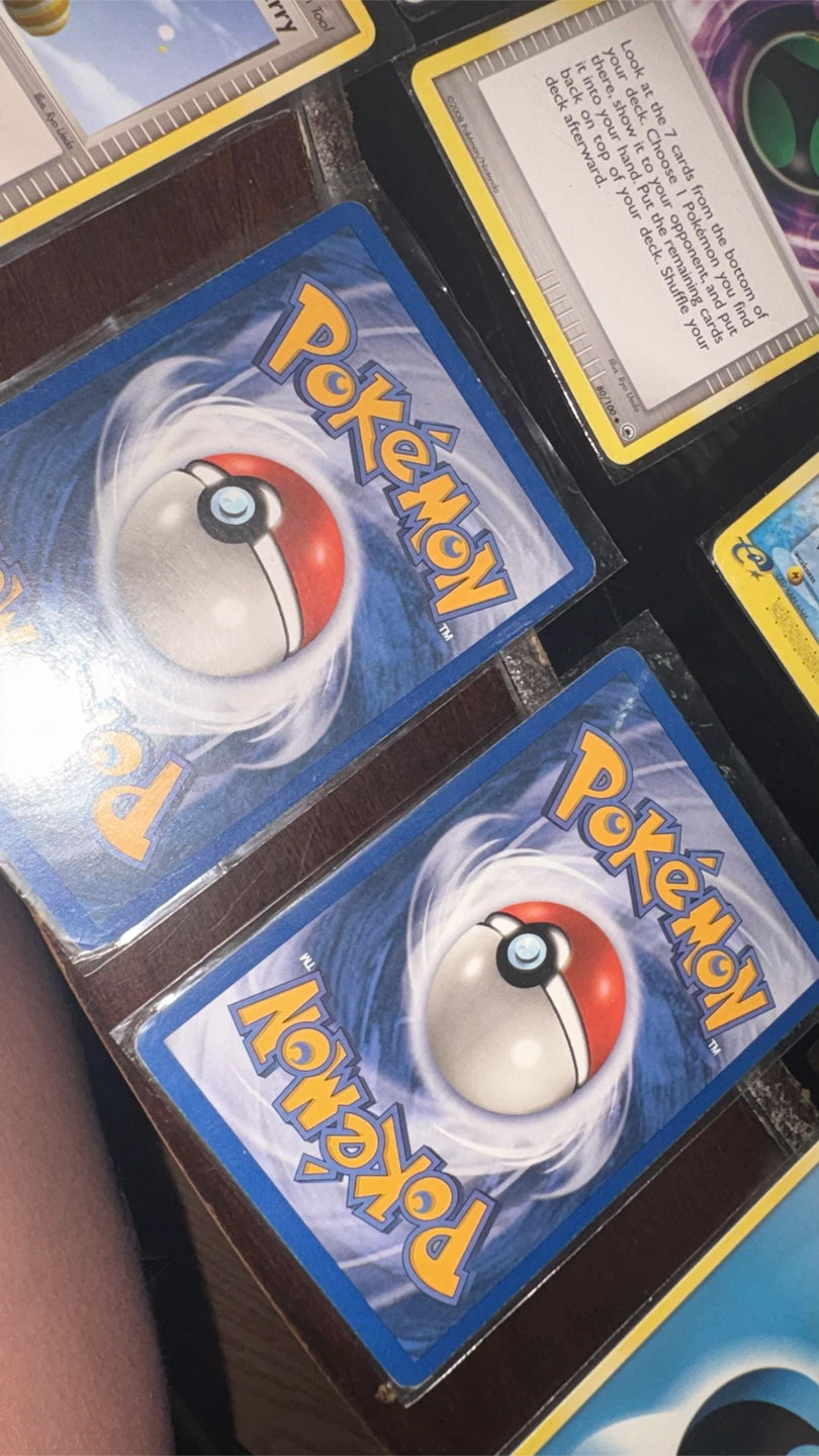 Assorted Vintage Pokemon Trading Cards