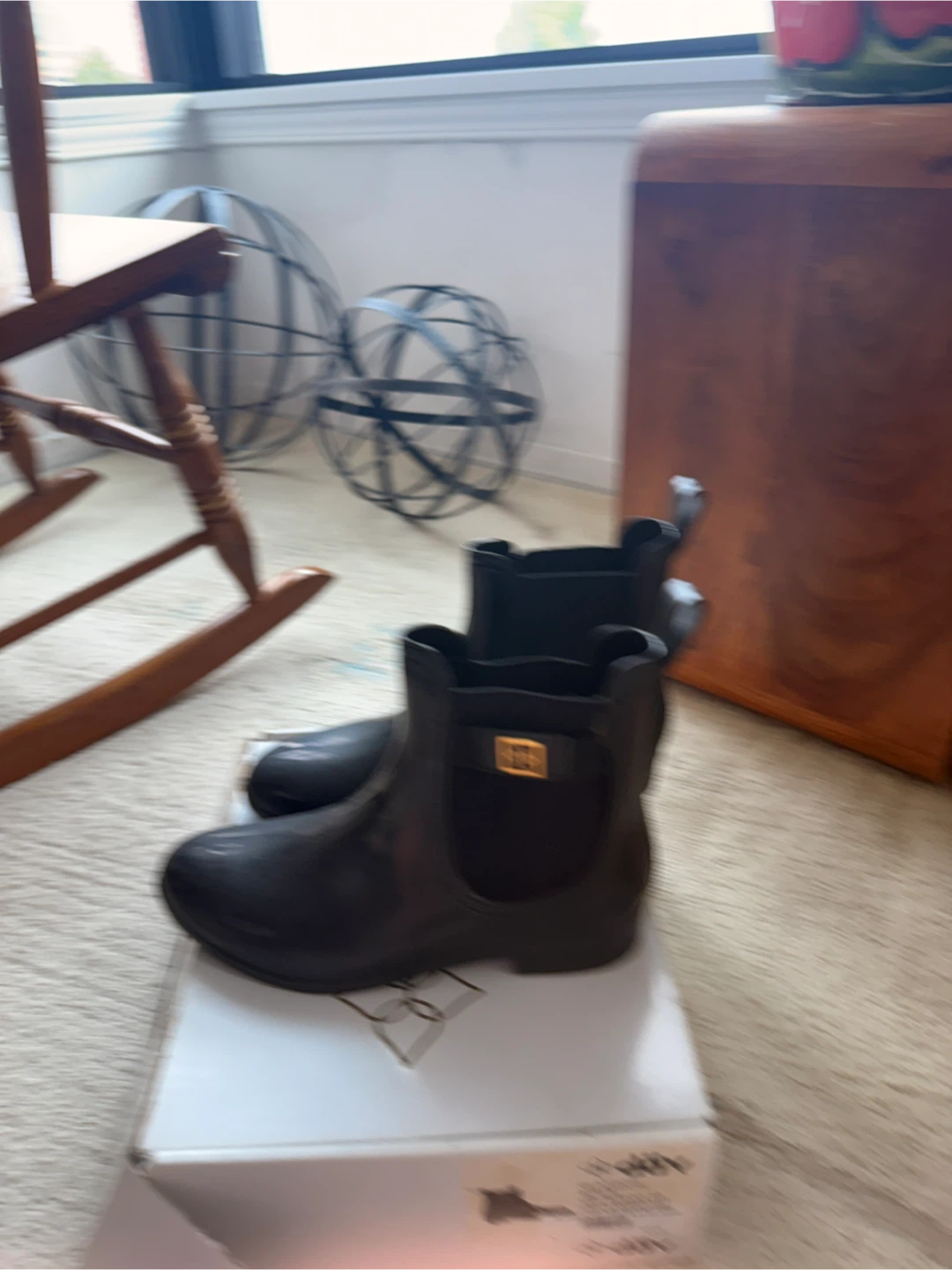 däv Black Chelsea Rain Boots - photo 4