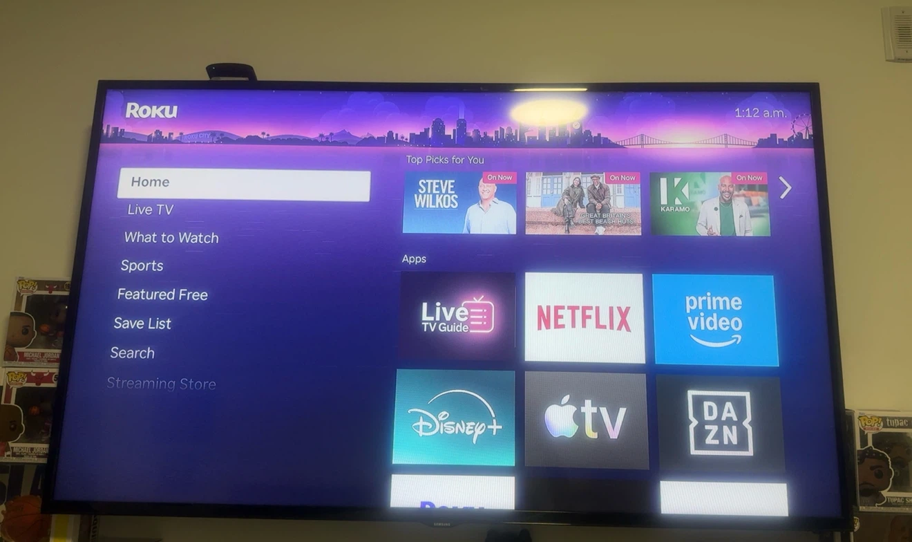 58" Samsung Smart TV + Roku Express 4K Bundle⁠