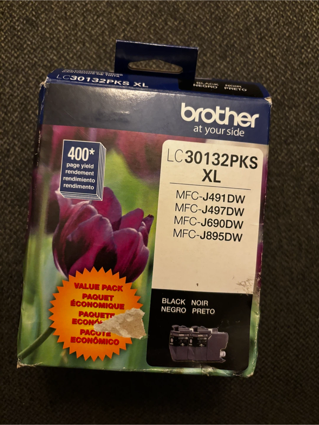 Brother LC3013PKS XL Black Ink Cartridges 2-Pack - photo 2