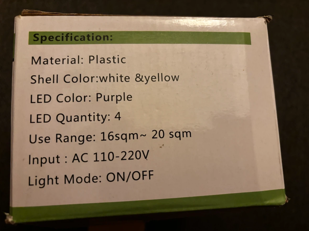LED Mosquito Killer Lamp - Pack of 6 - photo 4