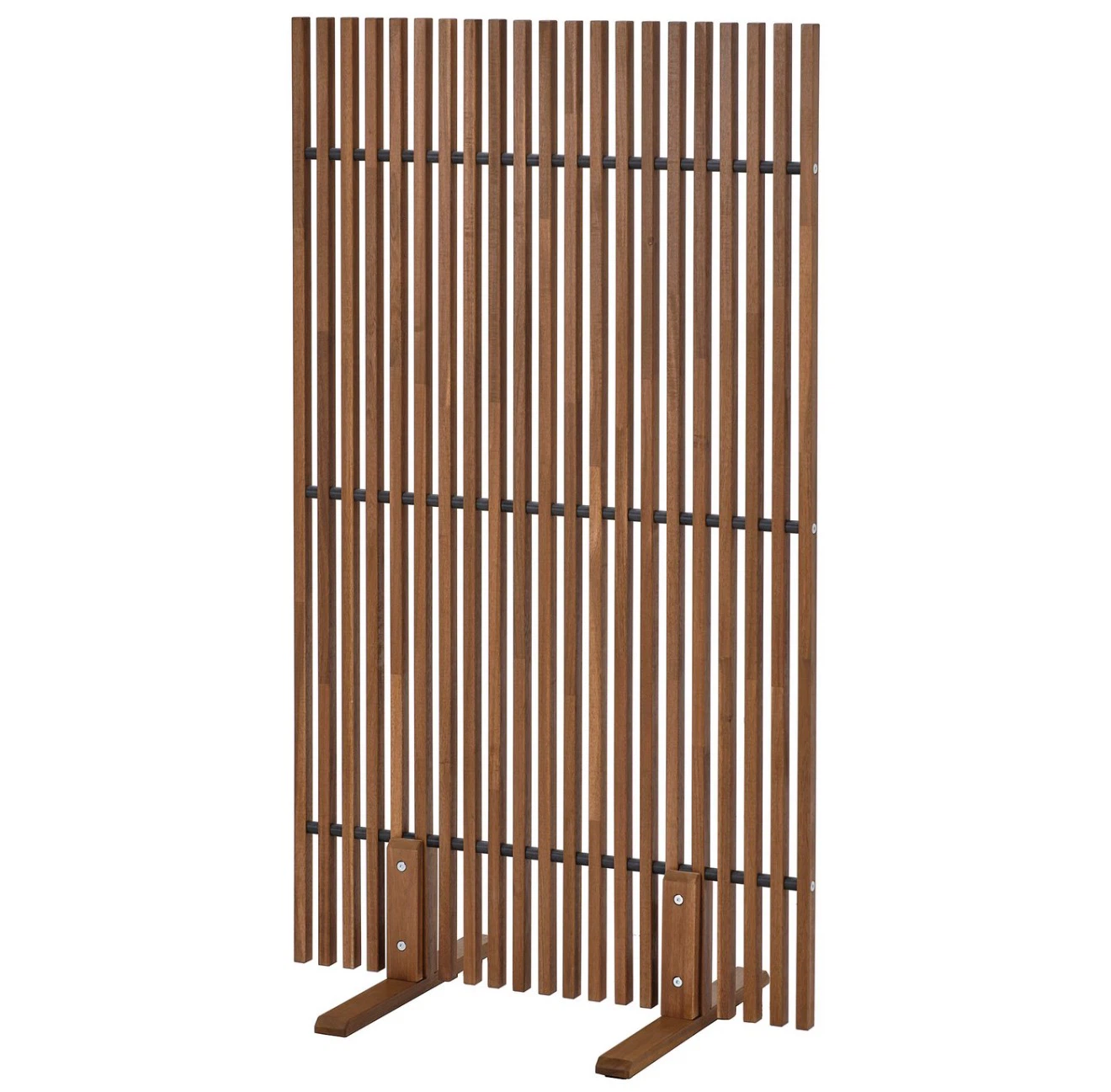 Wooden Slat Room Divider Screen