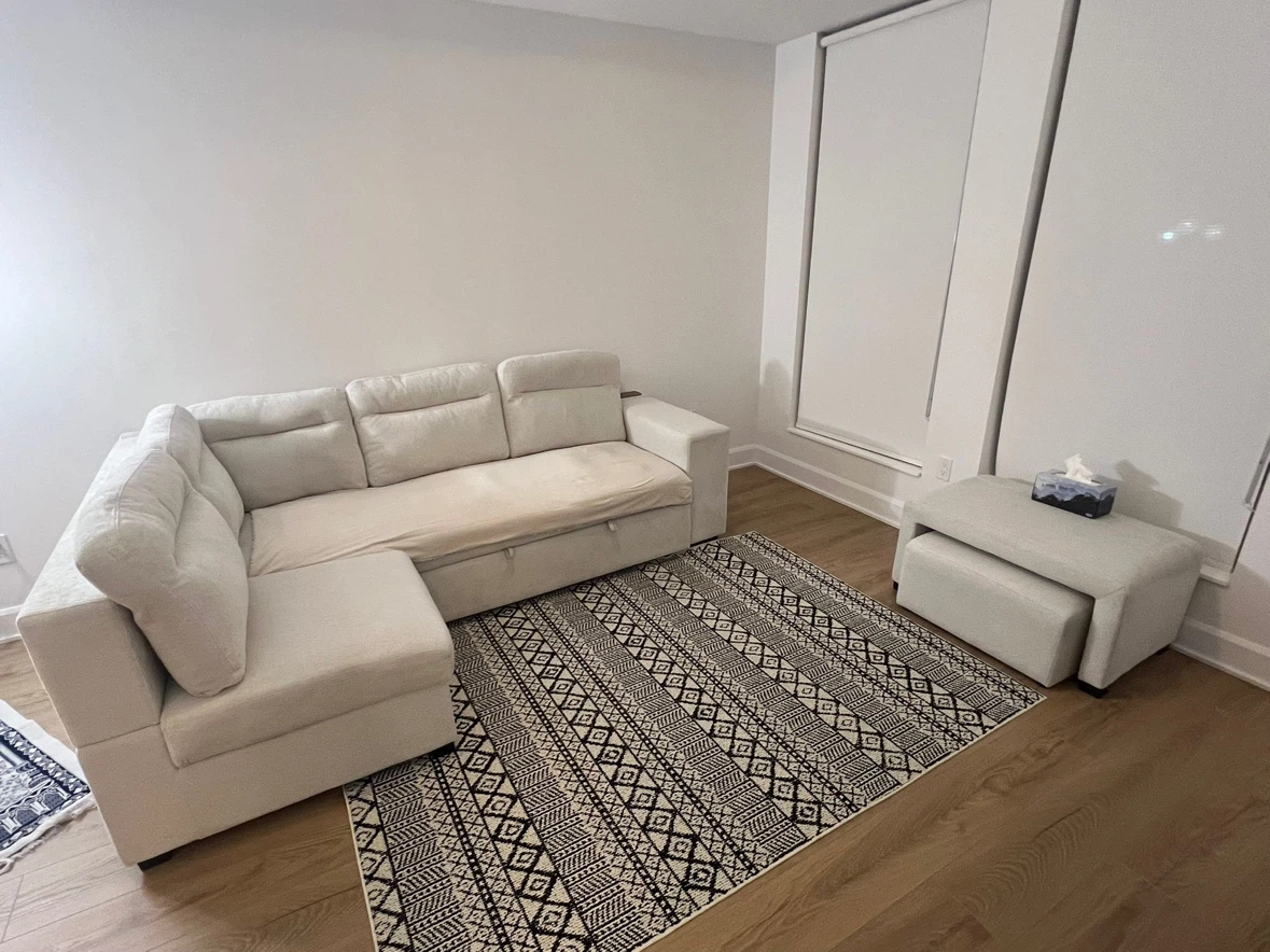 L-Shaped Sectional Sofa – $1,300