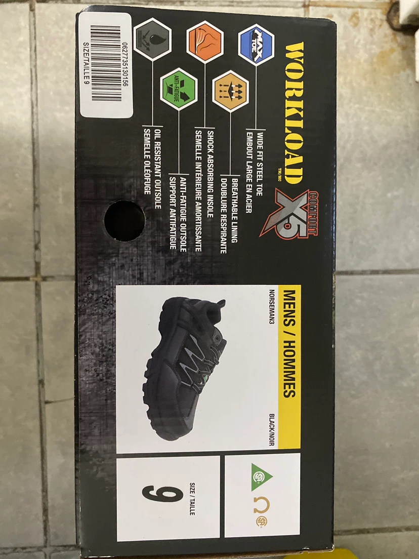 Workload X5 Comfort Safety Shoes - Men's Size 9 - photo 2
