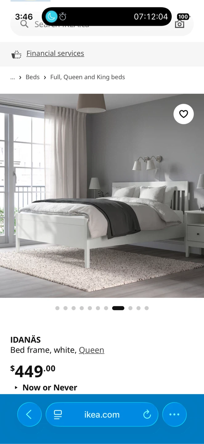 Ikea King size bed frame - photo 3