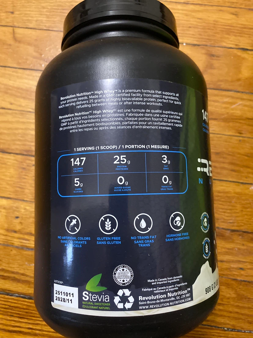 Revolution Nutrition High Whey Cookies 'N Cream - photo 3