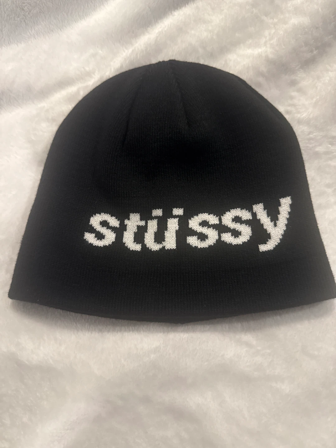 Stussy Black Knit Beanie