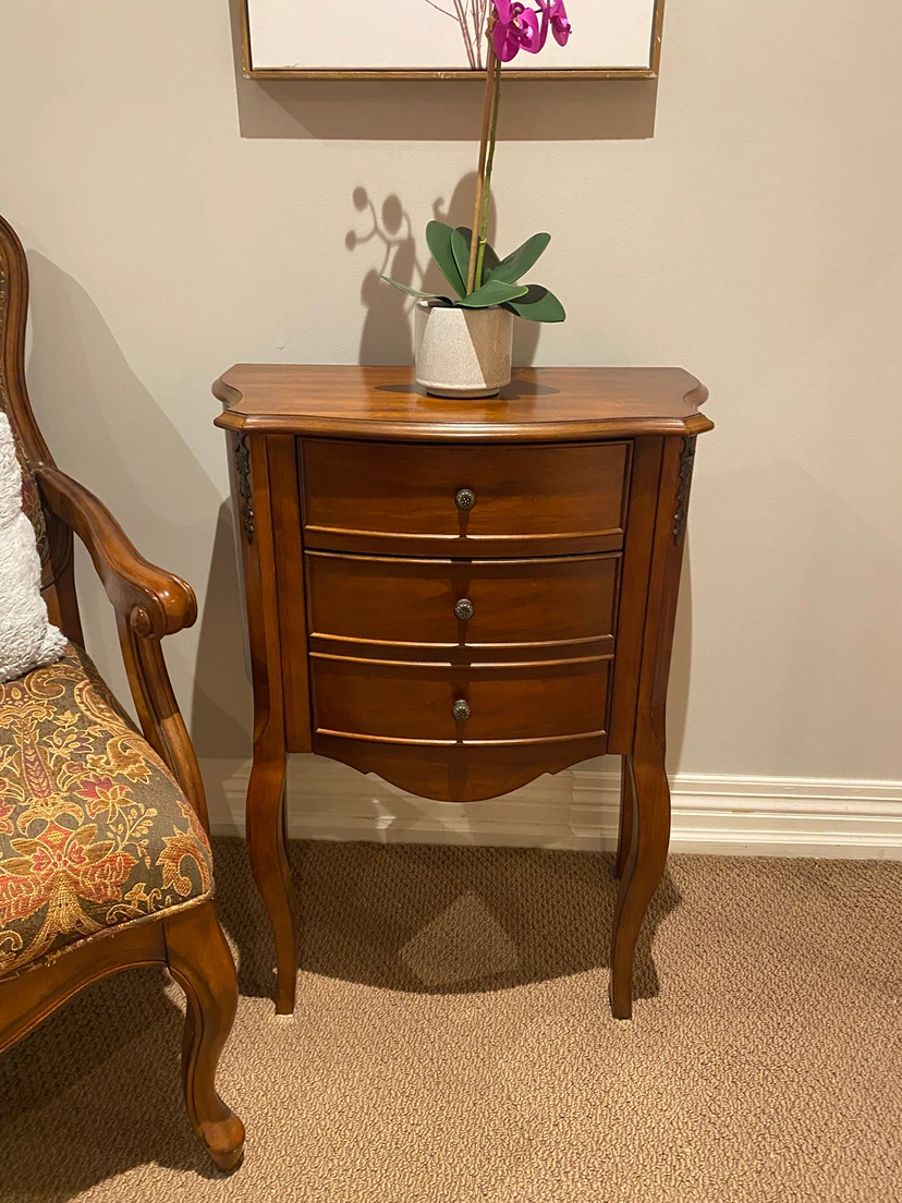 Bombay company ~Three-Drawer Accent Table