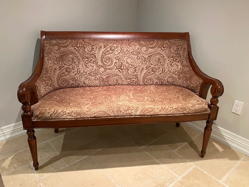 Bombay company ~Vintage Style Paisley Loveseat - photo 2