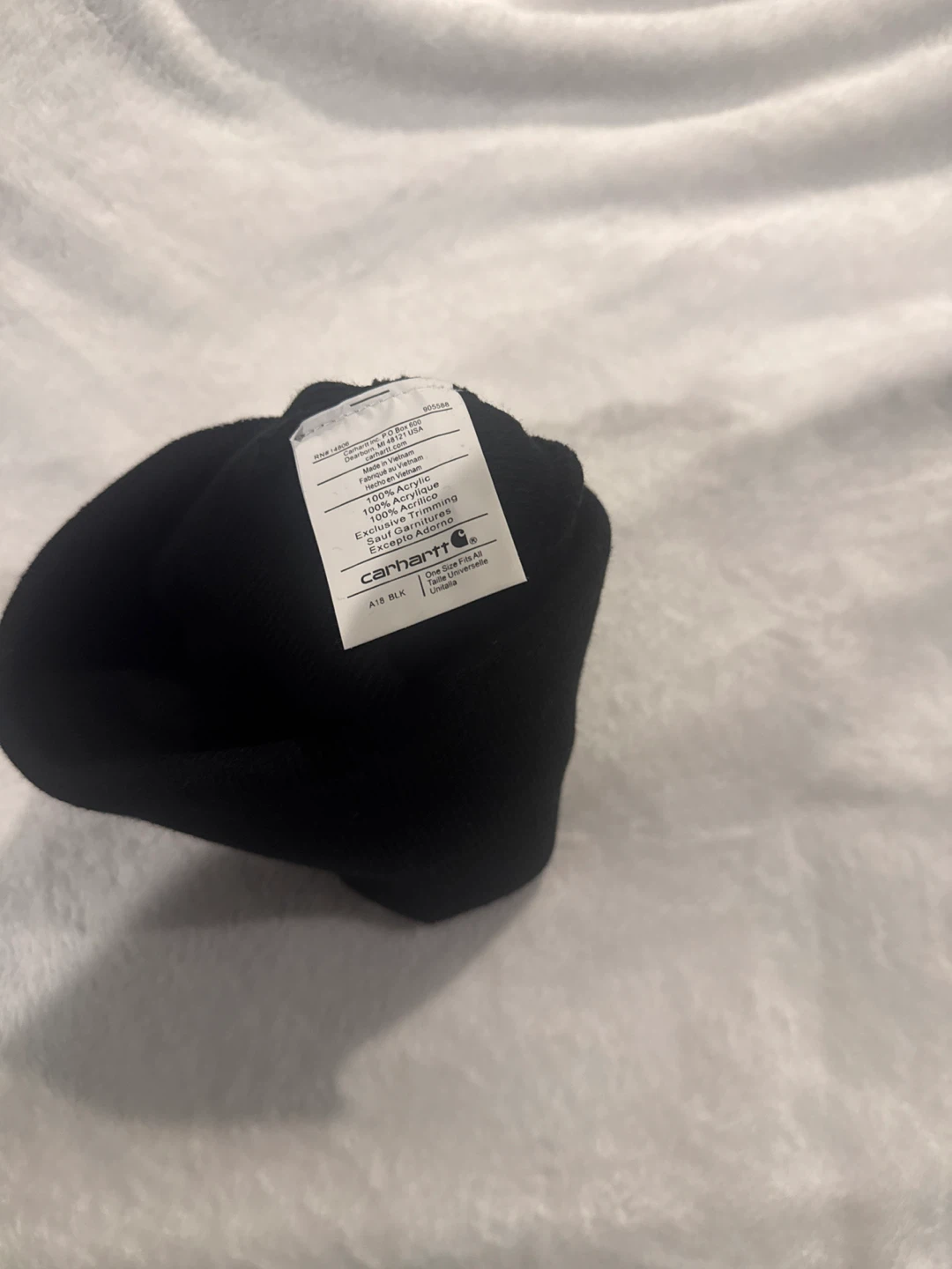 Carhartt Black Beanie Hat - photo 3