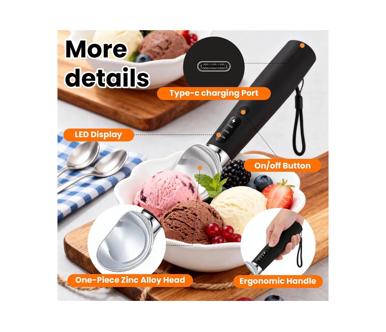 Brand new Electric Ice Cream Scoop - photo 4