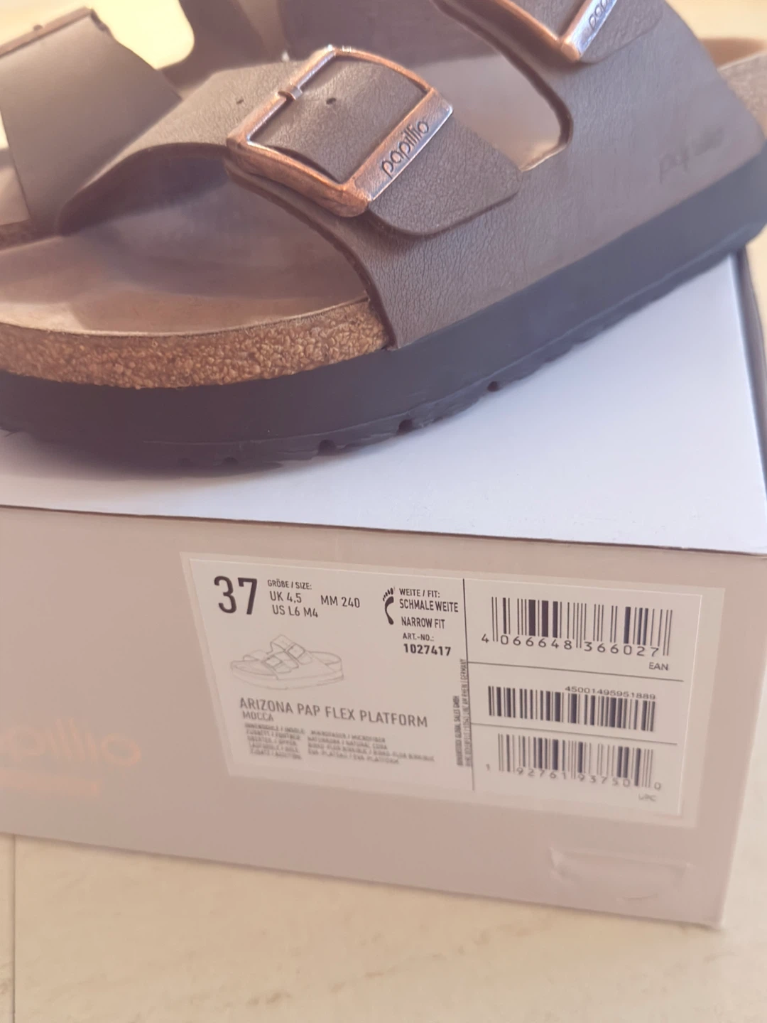 Birkenstock Papillio Arizona Sandals, Size 37 - photo 3