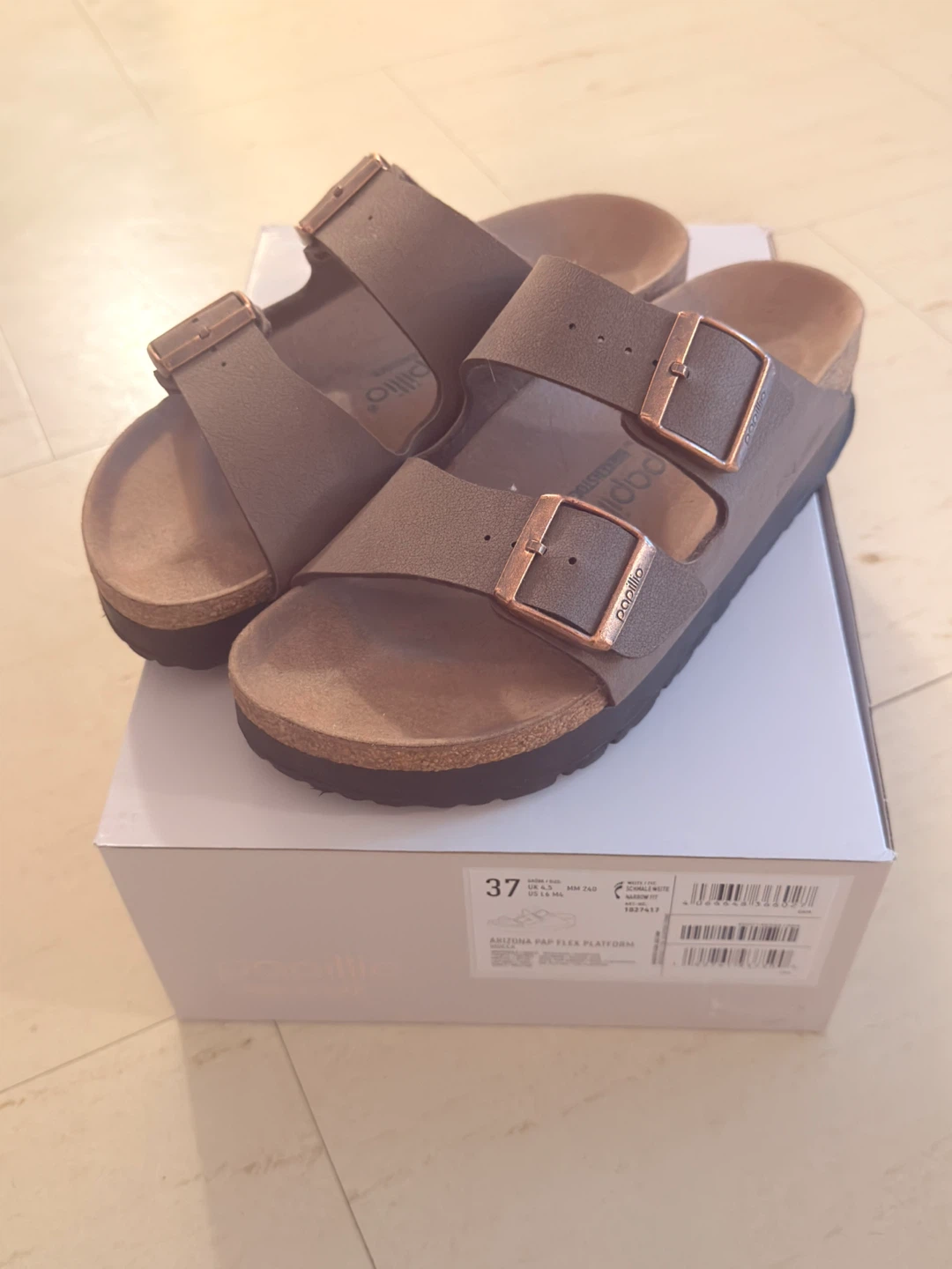 Birkenstock Papillio Arizona Sandals, Size 37 - photo 2