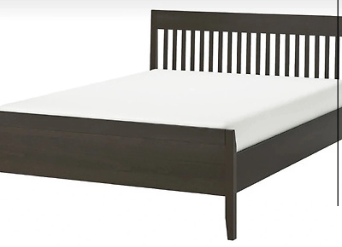 IKEA Hemnes Bed Frame Dark Brown queen size