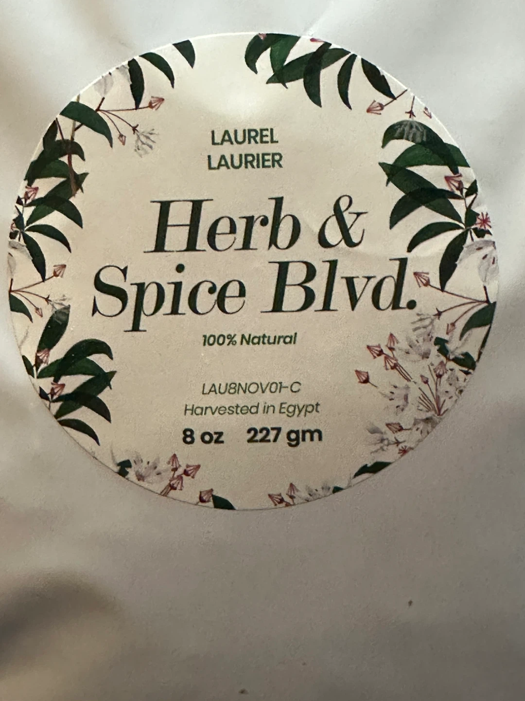 New Bag of Dried Bay Leaves by Herb& Spice Blvd