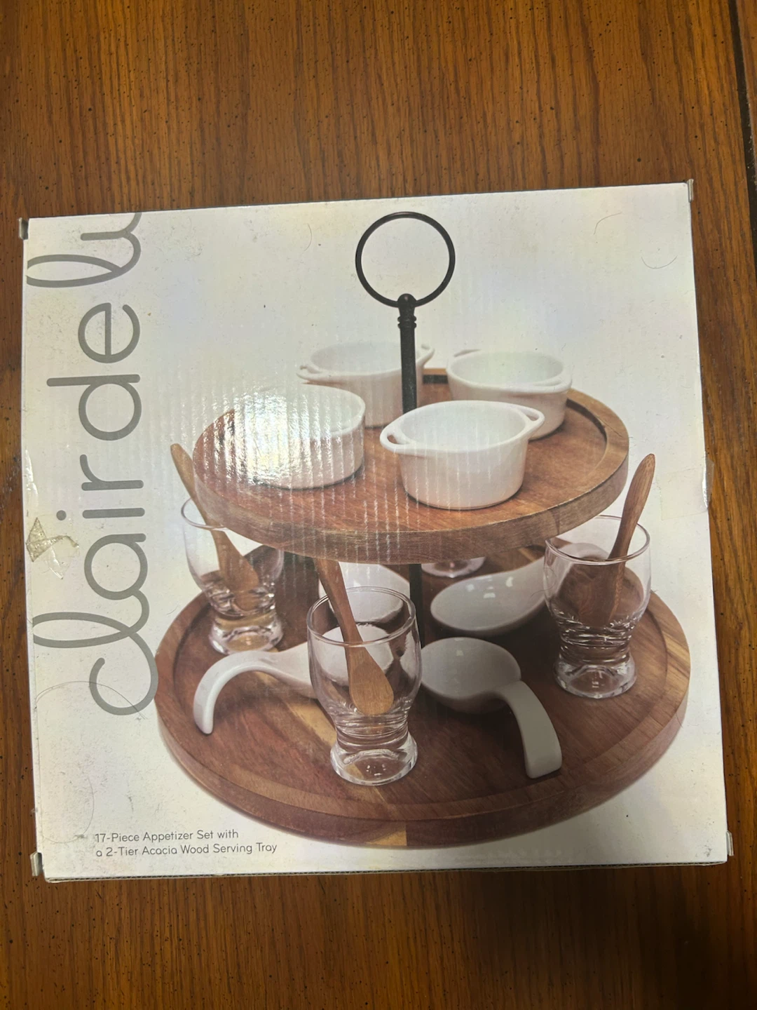 Clair de Lune 17-Piece Appetizer Serving Set