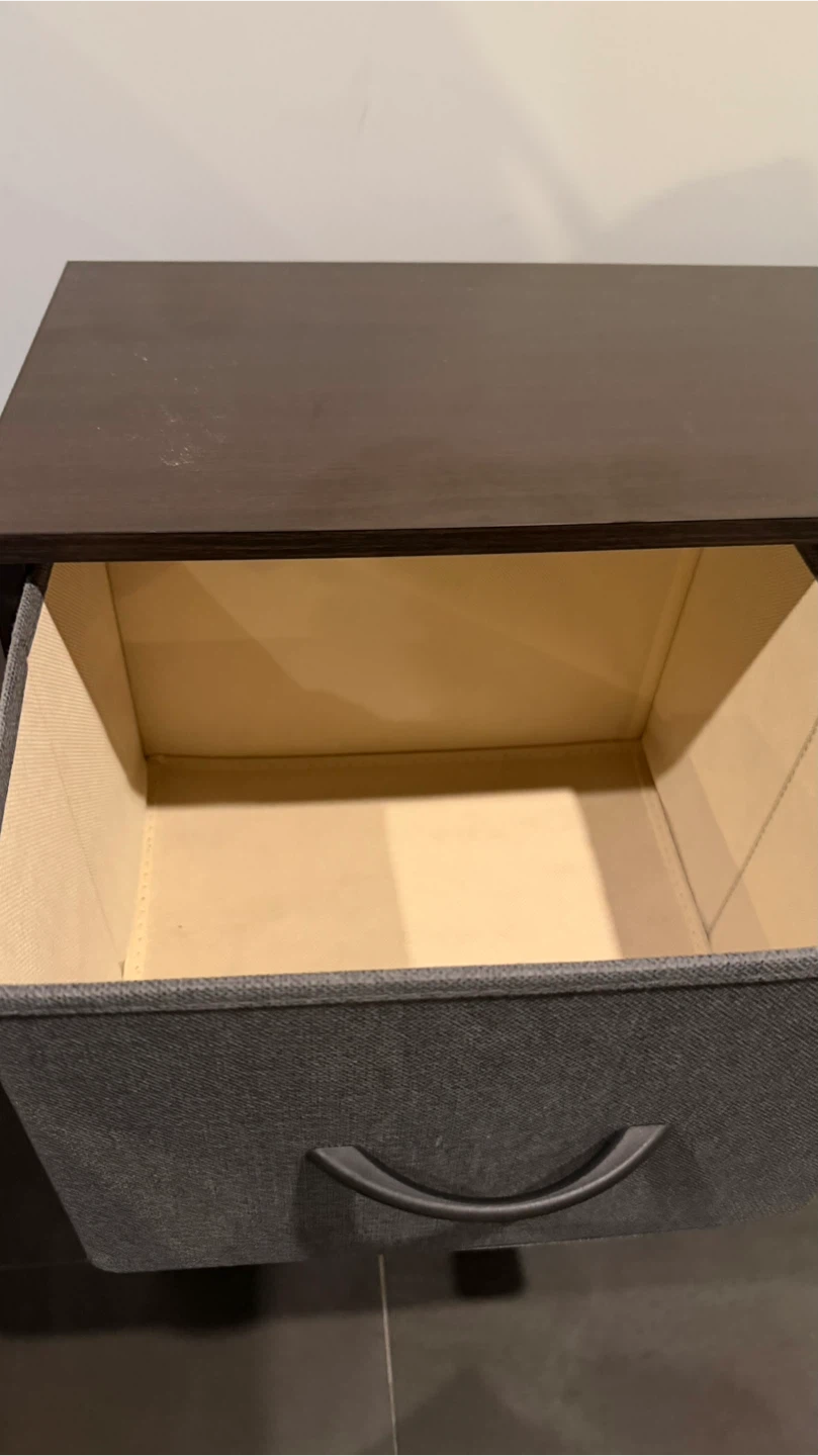 5-drawer wide fabric storage dresser - photo 2