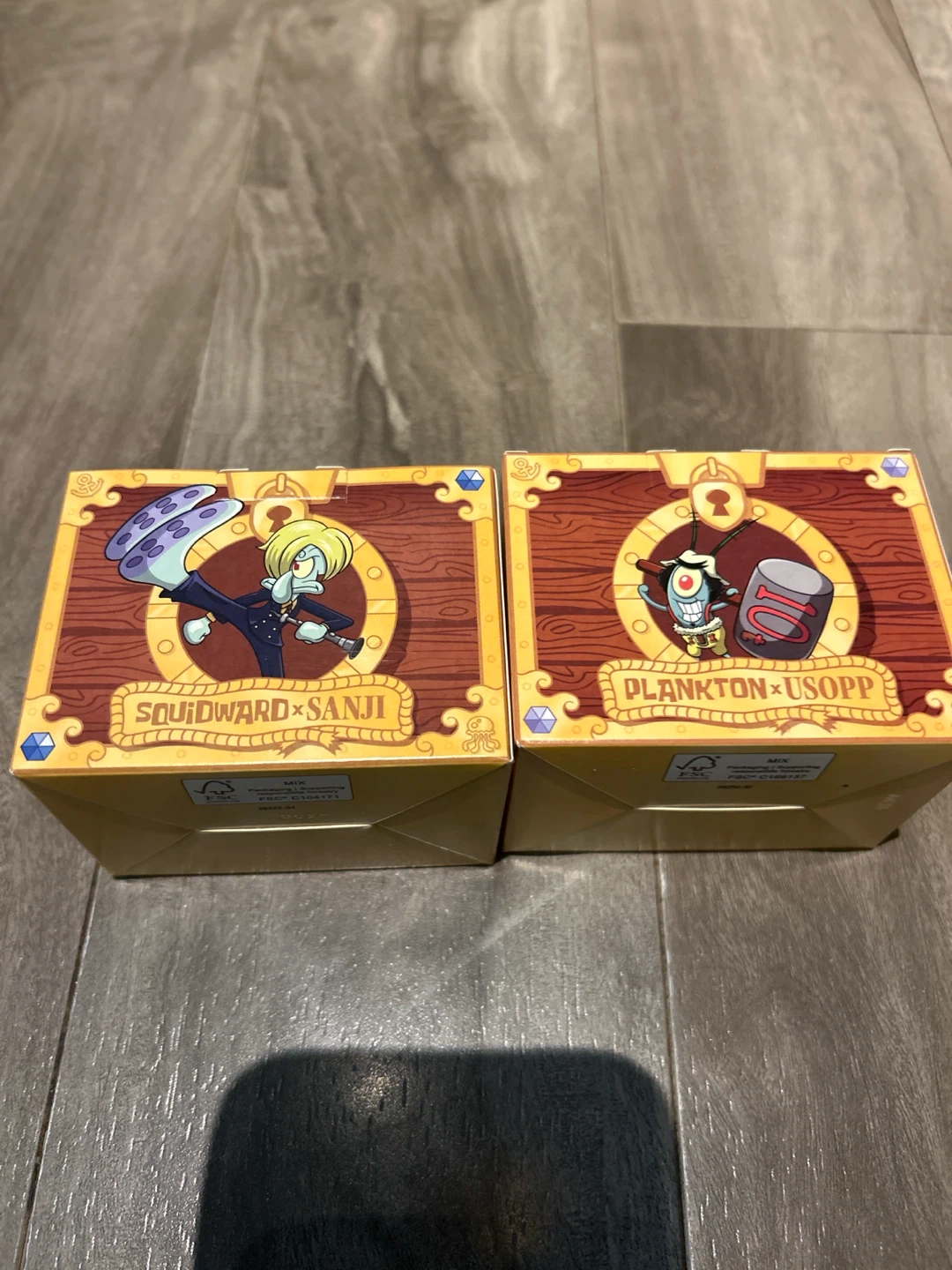SpongeBob x One Piece Figure Set