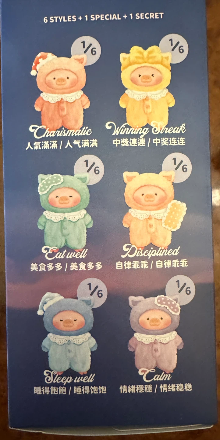 Two Lulu The Piggy Dreaming Wonderland Keychains - photo 2
