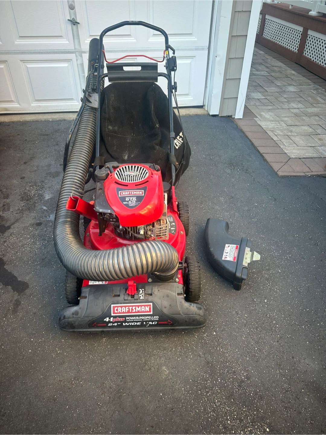 Craftsman power propelled 4/1 with all the attachments