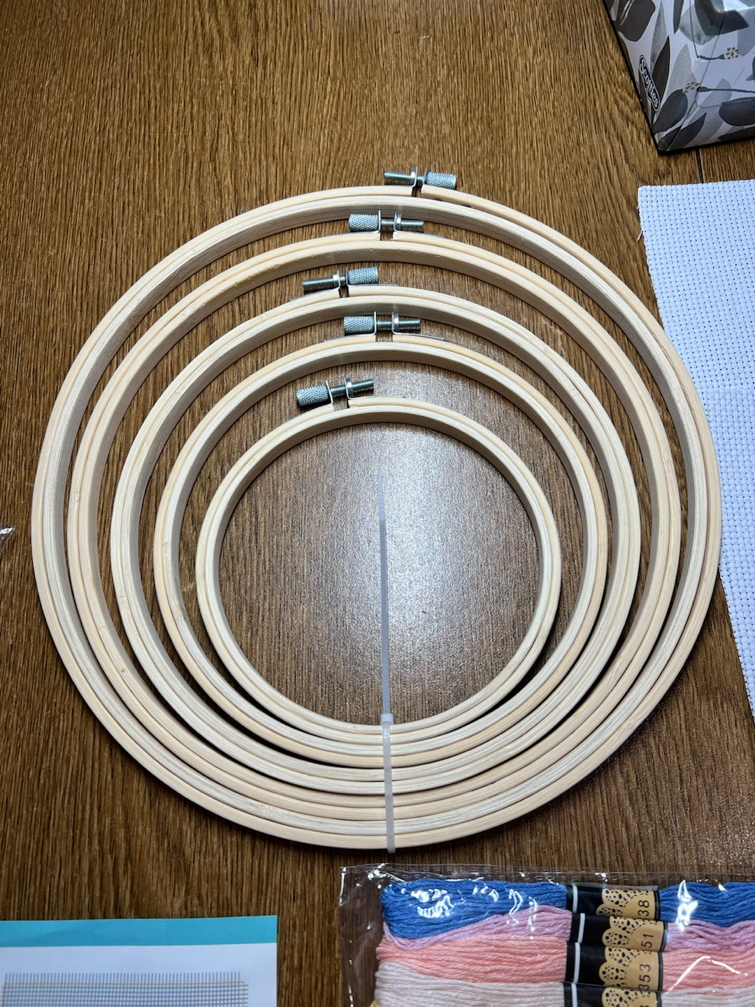 Embroidery Starter Kit with Hoops and Accessories - photo 4