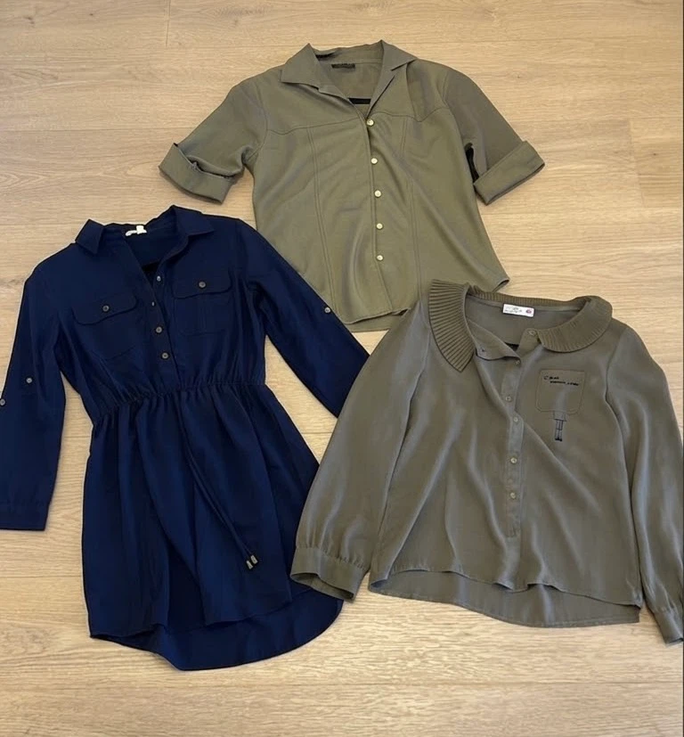 Clean out! 3 lovely shirts/dresses for $25.