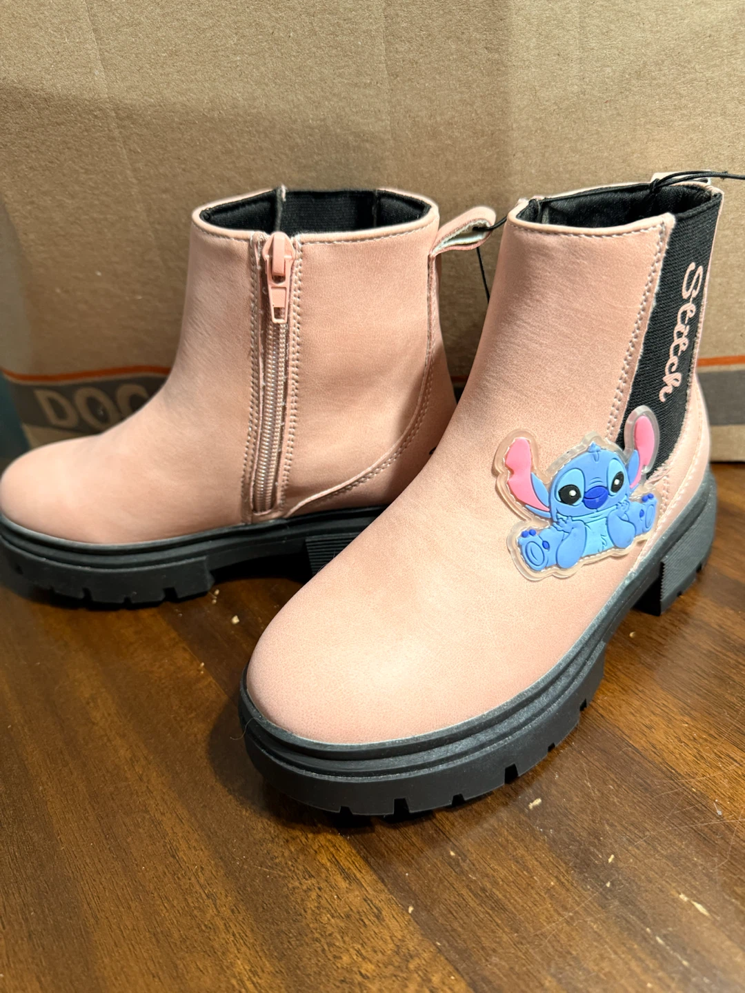Disney Stitch Pink Ankle Boots