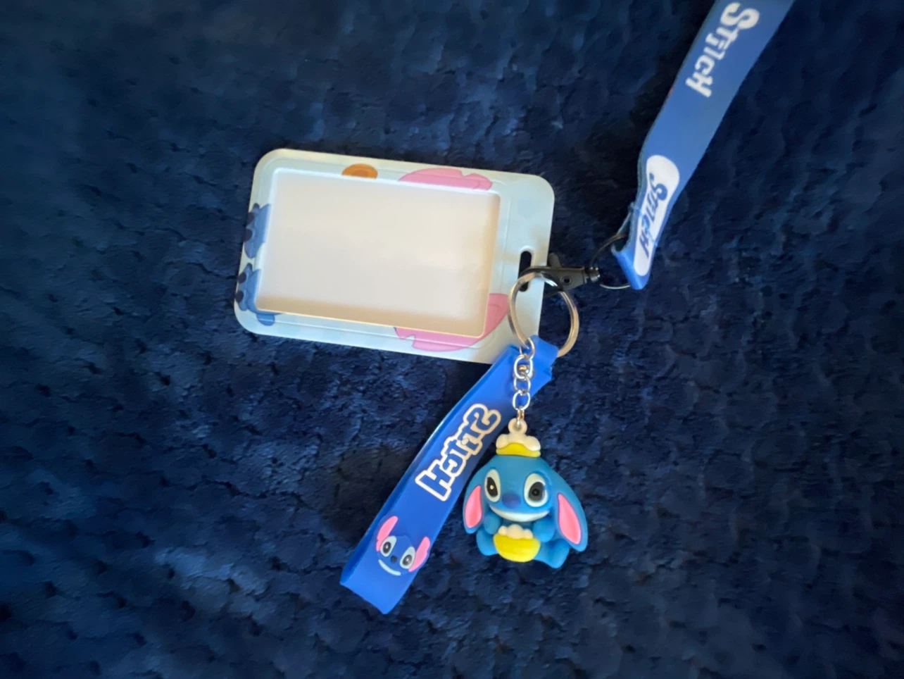 Disney Stitch Lanyard with ID Holder and Charm - photo 2